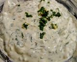 Foto del paso 1 de la receta: SALSA De Cilantro y Queso con toque de Aceite de Oliva...!