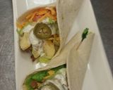 A picture of step 4 of Toasted turkey tacos.