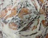 A picture of step 3 of Dry fruits malpuha.