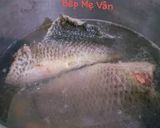 Hình bước làm 1 của món Bún cá rô chả cá