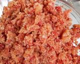 A picture of step 5 of Bread, beetroot and sev halwa.