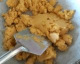 A picture of step 1 of Besan Laddu.