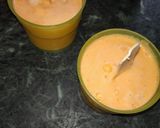 A picture of step 4 of Orange tutti fruity ice cream.