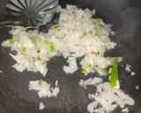 A picture of step 4 of Anda Bhurji.