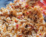 Foto del paso 4 de la receta: Morrones rellenos de pollo y arroz