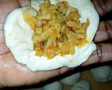 A picture of step 6 of Aloo potatoes purì.