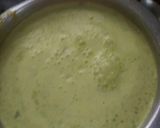 A picture of step 2 of Palak kadi.