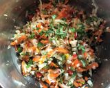 A picture of step 1 of Mixed Veg. Muthia (Steamed Veggie Dumplings - Gujarati Style).