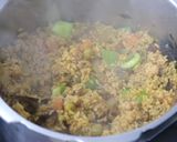 A picture of step 3 of Brown rice pulao (cooker recipe).