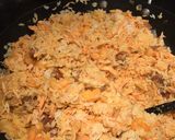 A picture of step 7 of Chicken And Rice Perlow With Shrimp and Spicy Smoked Sausage.