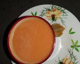 A picture of step 3 of African star fruit(agwaluma) smothie.