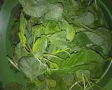 Foto langkah ke 1 dari resep Sayur bayam plus ayam berkuah.