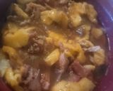 A picture of step 3 of Crockpot Orange Glazed Country Ham w/ Sweet Peppered Pineapple.
