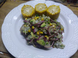 Ceviche de Pejerrey con Choclos