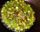 A picture of step 3 of Crispy karari bhindi.