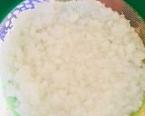 A picture of step 1 of Tapioca+beans cake.