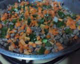 A picture of step 3 of Beef and Spinach Frittata LCHF : Keto.
