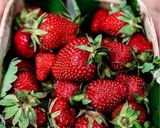 A picture of step 1 of 750. California Farm Strawberry Harvest & Liqueur.