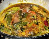 A picture of step 3 of Sabzi Khatta meetha (sweet and tangy Vegetable stew).