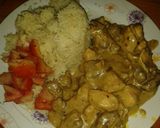 Foto del paso 6 de la receta: Pollo y carne con salsa satay