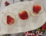 A picture of step 5 of Strawberry Cheesecake Shots.