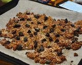 A picture of step 9 of Gluten-Free Puffed Quinoa Granola with Almonds and Plums.