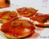 Foto del paso 2 de la receta: Canastillas de caqui sobre mus de queso