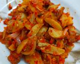 Foto langkah ke 15 dari resep Balado Biji Durian.