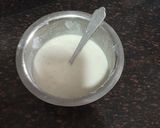 A picture of step 3 of Farali mini uttapam.