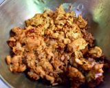 A picture of step 12 of Veg chicken shawarma.