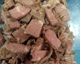 Gambar langkah 1 resipi Daging Kicap Semudah ABC.