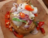 Foto langkah ke 6 dari resep Ayam geprek sambel matah.
