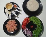 A picture of step 1 of Vegetable Biryani.