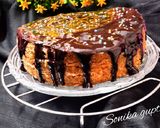A picture of step 4 of Chocolate coffee cake.