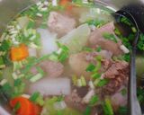 Hình bước làm 3 của món Su hào hầm xương