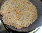 A picture of step 3 of Sprouted Raagi Roti.