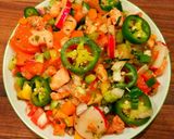 A picture of step 4 of Mike's Spicy Mexican Shrimp Ceviche.