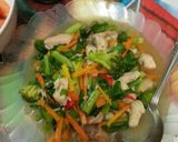 Foto langkah ke 7 dari resep Cah ayam sayur.
