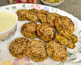A picture of step 14 of Healthy High Protein Sprouted Green Gram Oats Paneer Tikki.