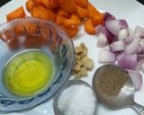 A picture of step 1 of Carrot Ginger Soup With Croutons.