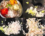 A picture of step 1 of Stuffed Pizza Idli.