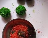 A picture of step 4 of Chocolate pan ladoo.