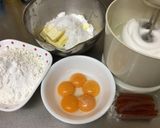 A picture of step 1 of Aunty Eiko's Orange Juicy Cake.
