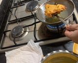 A picture of step 3 of Bread Pakoda.