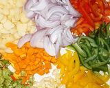 स्टीम वेजिटेबल (steam vegetables recipe in Hindi) रेसिपी चरण 1 फोटो