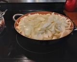 A picture of step 2 of Maggie's French Onion Soup.