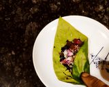 A picture of step 5 of Chocolate Paan.