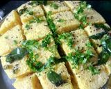 A picture of step 10 of Dhokla.