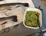 Une image de l'étape 2 de Truites farcies aux herbes et citron confit (à la plancha).