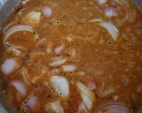 A picture of step 2 of Mom's Chana Chaat.